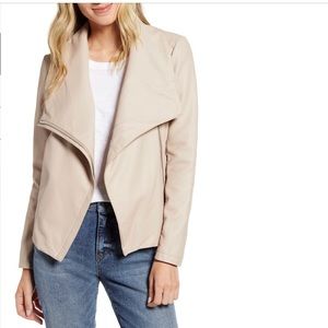 BB Dakota by Steve Madden faux leather moto jacket